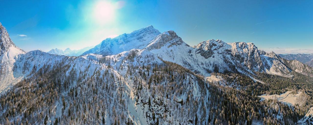 Hotel Erjavceva Mountain Hut At Vrsic Pass Kranjska Gora Esterno foto